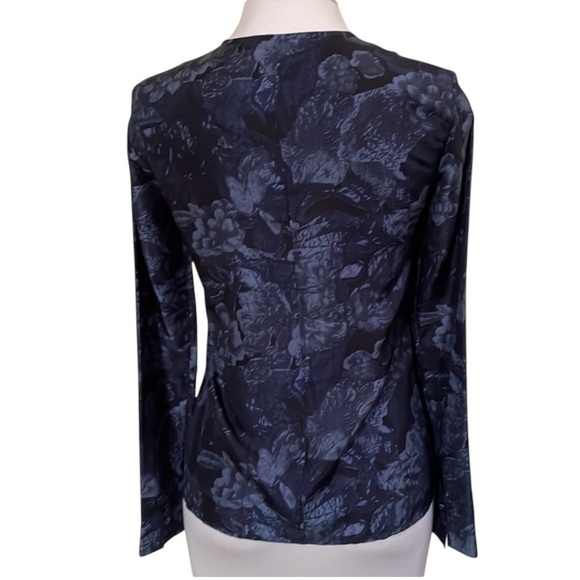 Elizabeth And James Floral Print Silk Top Romantic Size XS - Picture 7 of 9